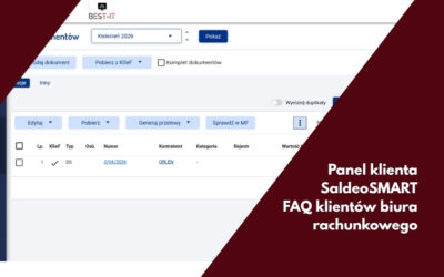 Panel klienta SaldeoSMART – najczęstsze pytania klientów biura rachunkowego